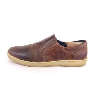Crevo Malden Chestnut Leather Slip on Loafers 9